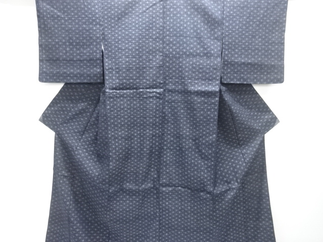 JAPANESE KIMONO / TSUMUGI / WOVEN ASANOHA